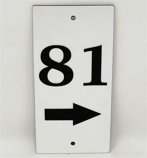 vertical metal house numbers|reflective vertical house numbers.